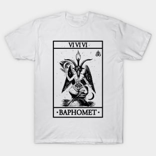 BAPHOMET TAROT CARD - BAPHOMET, SATANISM AND THE OCCULT T-Shirt